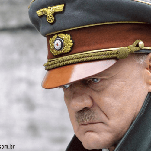 Bruno Ganz interpretando no filme A Queda