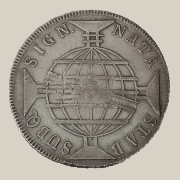 Moeda de Prata de 960 Réis (Patacão), Brasil Colônia - Ano: 1818 R - Rei João VI
