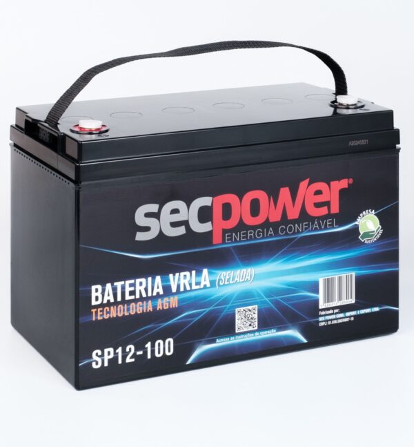 Bateria SecPower Chumbo-ácido VRLA AGM 12V 100Ah - Image 3