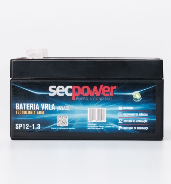 Bateria SecPower Chumbo-ácido VRLA AGM 12V 1,3Ah - Image 4