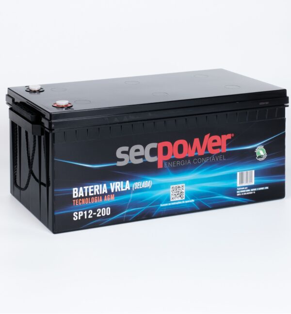 Bateria SecPower Chumbo-ácido VRLA AGM 12V 200Ah - Image 2