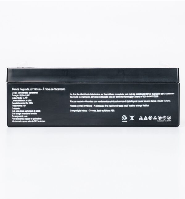 Bateria SecPower Chumbo-ácido VRLA AGM 12V 2,3Ah - Image 2