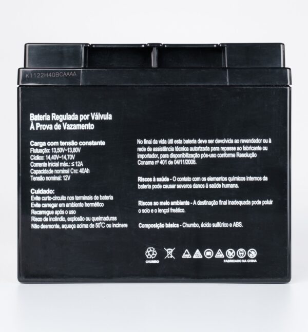Bateria SecPower Chumbo-ácido VRLA AGM 12V 40Ah - Image 5