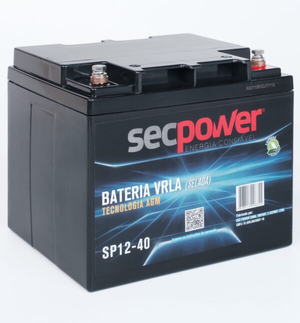 Bateria SecPower Chumbo-ácido VRLA AGM 12V 40Ah - Image 4