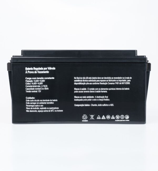 Bateria SecPower Chumbo-ácido VRLA AGM 12V 65Ah - Image 3