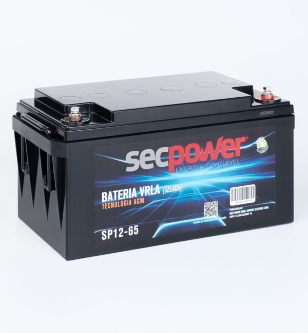 Bateria SecPower Chumbo-ácido VRLA AGM 12V 65Ah - Image 2