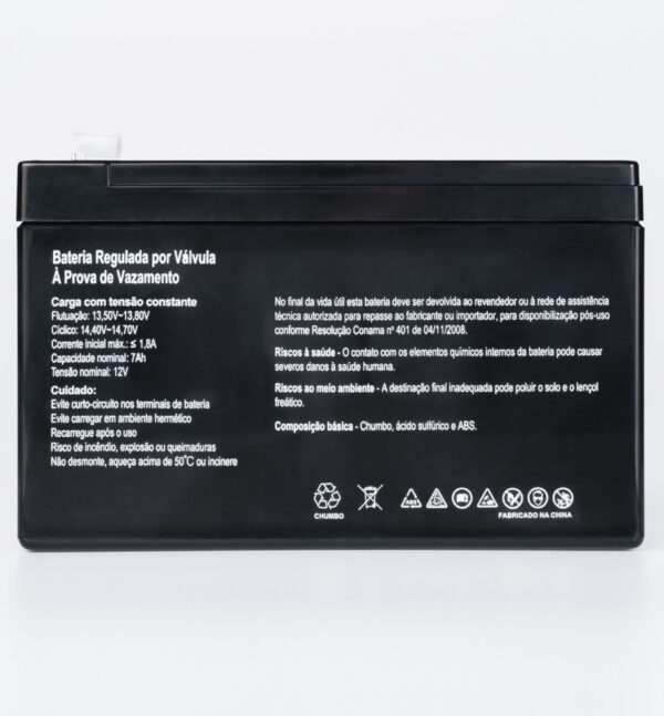 Bateria SecPower Chumbo-ácido VRLA AGM 12V 7ALS - Image 3
