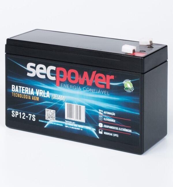 Bateria SecPower Chumbo-ácido VRLA AGM 12V 7S - Image 5