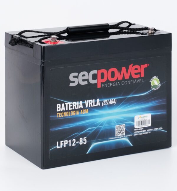Bateria SecPower Chumbo-ácido VRLA AGM 12V 85Ah Homologada Anatel - Image 2