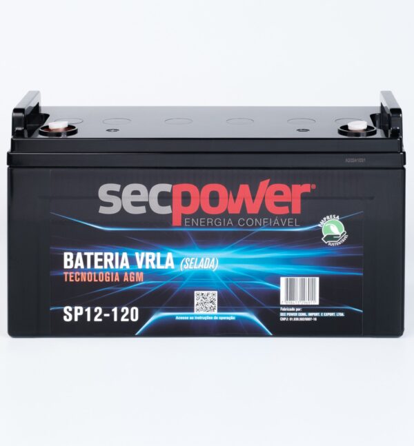 Bateria SecPower Chumbo-ácido VRLA AGM 12V 120Ah - Image 4