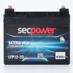 Bateria SecPower Chumbo-ácido VRLA AGM 12V 33Ah Homologada Anatel