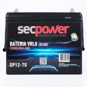 Bateria SecPower Chumbo-ácido VRLA AGM 12V 70Ah