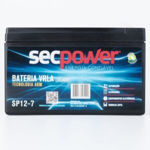 Bateria SecPower Chumbo-ácido VRLA AGM 12V 7Ah