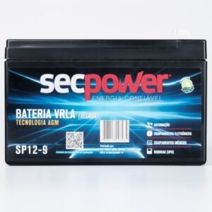 Bateria SecPower Chumbo-ácido VRLA AGM 12V 9Ah